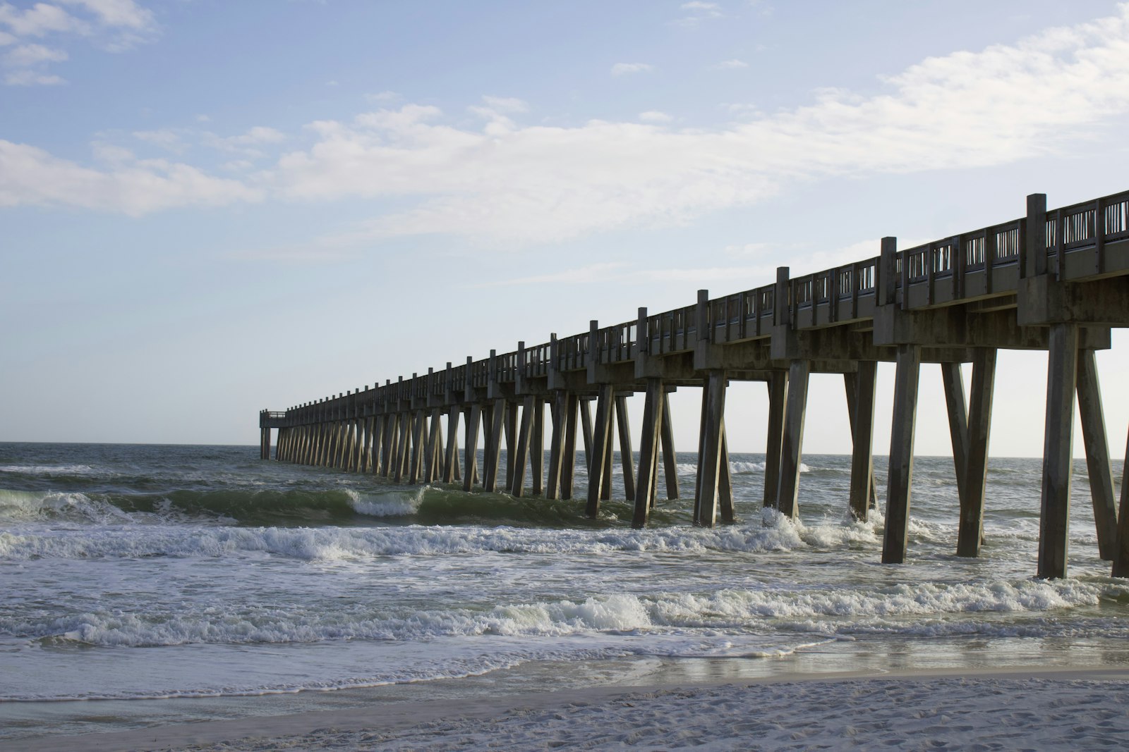 Pensacola Beach pier, Florida Gulf Coast